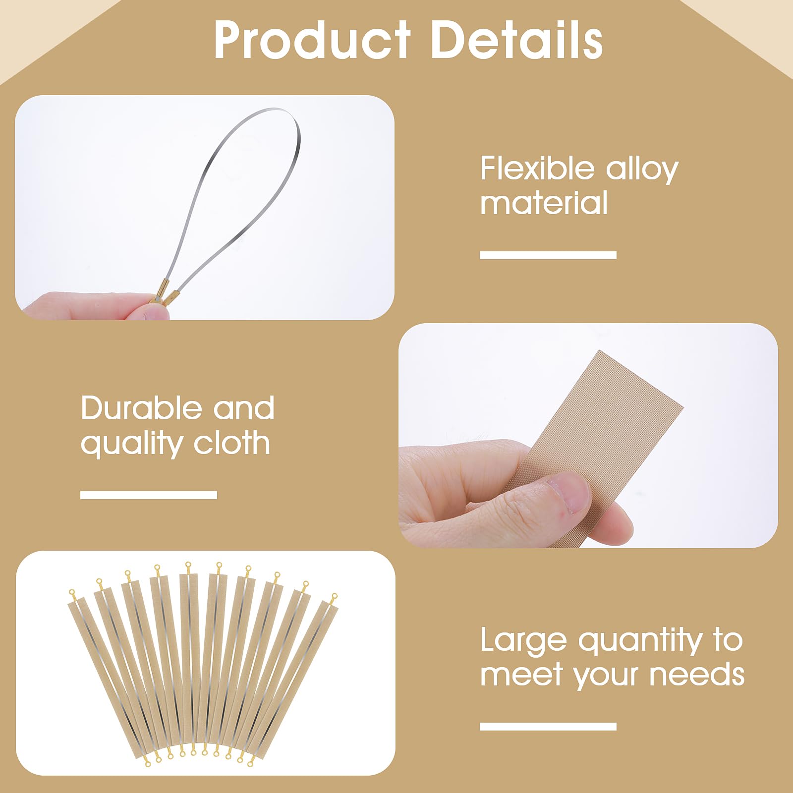 10 Pieces Impulse Sealer Replacement Parts 12 Inch Heat Seal Strips Replacement Element Grip Impulse Sealer Heating Element Serv